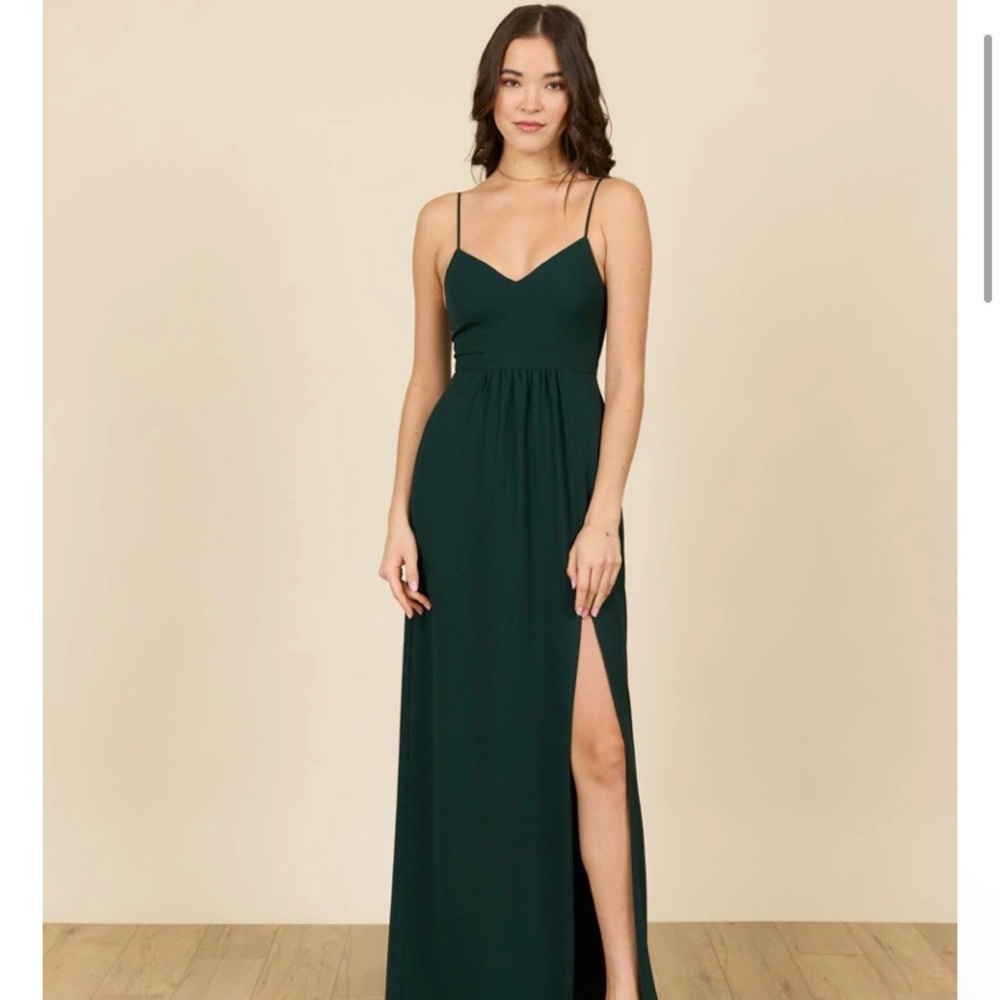 NWOT Values Dress Size M Hunter Green - Park & Fifth Co